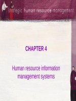 Lesson about Strategic Human Resourse Management - Chap 04
