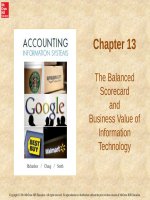 Lecture Accounting information systems: Chapter 13 - Richardson, Chang, Smith