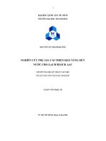 Nghiên cứu phụ gia cải thiện khả năng hút nước cho gạch block AAC
