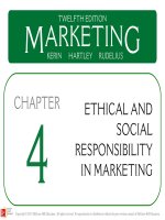 Lecture Marketing (12/e): Chapter 4 – Kerin, Hartley, Rudelius