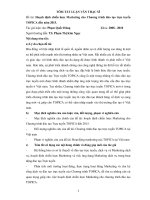 Tóm tắt luận văn Thạc sĩ: Hoạch định chiến lược Marketing cho Chương trình đào tạo trực tuyến TOPICA đến năm 2015