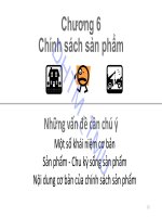 Bài giảng Marketing căn bản: Chương 6 - ĐH Thương mại