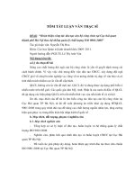 Tóm tắt luận văn Thạc sĩ: Hoàn thiện công tác đào tạo cán bộ công chức tại Cục hải quan thành phố Hà Nội theo hệ thống quản lý chất lượng ISO 9001:2008