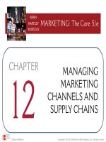 Lecture Marketing: The core (5/e): Chapter 12 – Kerin, Hartley, Rudelius