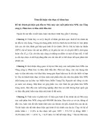 Tóm tắt luận văn Thạc sĩ: Đánh giá hiệu quả đầu tư Nhà máy sản xuất phân bón NPK của Tổng công ty Phân bón và Hóa chất Dầu khí