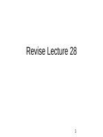 Lecture Retail and merchant banking – Lecture 28