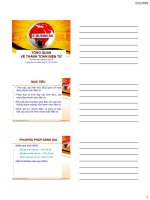 Bài giảng Thanh toán điện tử: Chương 0 - ĐH Ngân hàng