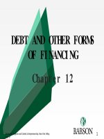 Lecture Entrepreneurship: Chapter 12 - Zacharakis, Bygrave, Corbett