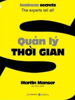 Ebook Quản lý thời gian: Phần 1 - NXB Lao động xã hội