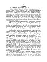 Tóm tắt Luận án Tiến sĩ: Đảng bộ Quân đội lãnh đạo xây dựng đội ngũ cán bộ chính trị từ năm 2001 đến năm 2010