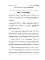 Tóm tắt luận văn Thạc sĩ: Hoàn thiện thông tin của Kế toán quản trị trong việc ra quyết định ngắn hạn tại Viễn thông Nam Định