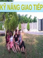 Bài thuyết trình Kỹ năng giao tiếp - Lê Nhã Chân