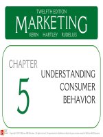 Lecture Marketing (12/e): Chapter 5 – Kerin, Hartley, Rudelius