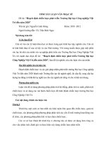 Tóm tắt luận văn Thạc sĩ: Hoạch định chiến lược phát triển Trường Đại học Công nghiệp Việt Trì đến năm 2020