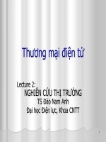 Bài giảng Thương mại điện tử: Lecture 2 - TS. Đào Nam Anh