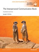 Ebook  The interpersonal communication book (14th edition): Part 1