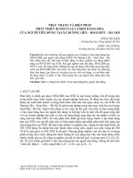 Thực trạng và biện pháp phát triển hành vi lựa chọn hàng hóa của người tiêu dùng tại xã Dương Liễu - Hoài Đức - Hà Nội