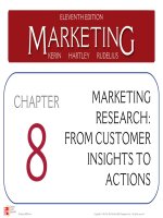 Lecture Marketing (11/e): Chapter 8 – Kerin, Hartley, Rudelius