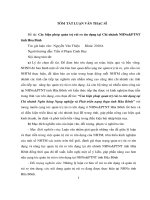 Tóm tắt luận văn Thạc sĩ: Các biện pháp quản trị rủi ro tín dụng tại Chi nhánh NHNo&PTNT tỉnh Hòa Bình