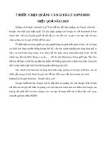 7 bước chạy quảng cáo Google Adwords hiệu quả năm 2019