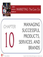 Lecture Marketing: The core (5/e): Chapter 10 – Kerin, Hartley, Rudelius