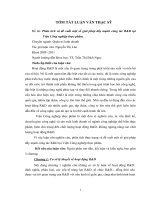 Tóm tắt luận văn Thạc: Phân tích và đề xuất một số giải pháp đẩy mạnh công tác R&D tại Viện Công nghiệp thực phẩm