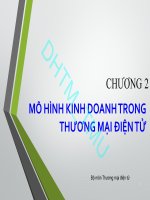 Bài giảng Thương mại điện tử căn bản: Chương 2 - PGS. TS. Nguyễn Văn Minh