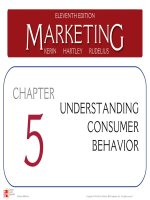 Lecture Marketing (11/e): Chapter 5 – Kerin, Hartley, Rudelius