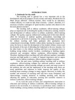 Xây dựng đội ngũ giảng viên quân sự ở các học viện, trường sĩ quan quân đội hiện nay tt 