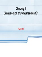Bài giảng Thương mại điện tử: Chương 5 - Nguyễn Hải Yến
