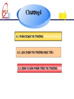 Bài giảng Marketing căn bản: Chương 4 - Phạm Thị Minh Lan