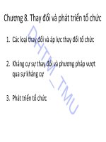 Bài giảng Hành vi tổ chức: Chương 8 - ĐH Thương mại