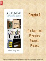 Lecture Accounting information systems: Chapter 6 - Richardson, Chang, Smith