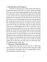 Tái cấu trúc tài chính các doanh nghiệp vận tải biển niêm yết ở việt nam tt 