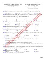 đề thi thử THPT QG 2020   toán   THPT yên lạc 2   vĩnh phúc  lần 1  có lời giải