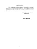 Luận án tiến sĩ Kinh tế: Phát triển nguồn nhân lực du lịch cho các tỉnh trung du, miền núi Bắc Bộ