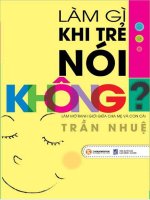 Ebook Làm gì khi trẻ nói không