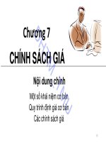 Bài giảng Marketing căn bản: Chương 7 - ĐH Thương mại