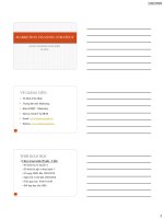 Lecture Marketing channel strategy: Giới thiệu môn học - TS. Đinh Tiến Minh