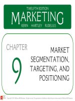 Lecture Marketing (12/e): Chapter 9 – Kerin, Hartley, Rudelius