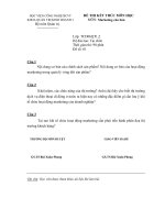 Đề thi kết thúc môn học Marketing căn bản: Đề số 01