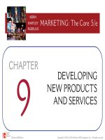 Lecture Marketing: The core (5/e): Chapter 9 – Kerin, Hartley, Rudelius
