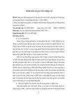 Tóm tắt luận văn Thạc sĩ: Nâng cao chất lượng quản lý mối quan hệ với các nhà cung ứng của Tổng công ty Dung dịch khoan và hóa phẩm Dầu khí - CTCP (DMC)