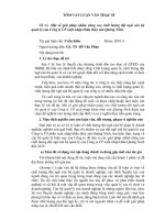 Tóm tắt luận văn Thạc sĩ: Một số giải pháp nhằm nâng cao chất lượng đội ngũ cán bộ quản lý của Công ty CP xuất nhập khẩu thủy sản Quảng Ninh