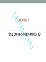 Bài giảng Chính phủ điện tử: Chương 3 - PGS. TS. Nguyễn Văn Minh