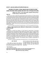 Nghiên cứu định lượng amantadin hydrochlorid bằng phương pháp quang phổ hấp thụ tử ngoại khả kiến