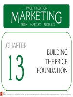 Lecture Marketing (12/e): Chapter 13 – Kerin, Hartley, Rudelius