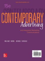 Ebook Contemporary advertising and integrated marketing communications (15th edition): Part 1