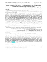 Khảo sát mô hình bệnh tật tại khoa nội cơ xương khớp Bệnh viện Thống Nhất năm 2012‐2013