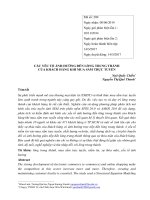 Các yếu tố ảnh hưởng đến lòng trung thành của khách hàng khi mua sắm trực tuyến